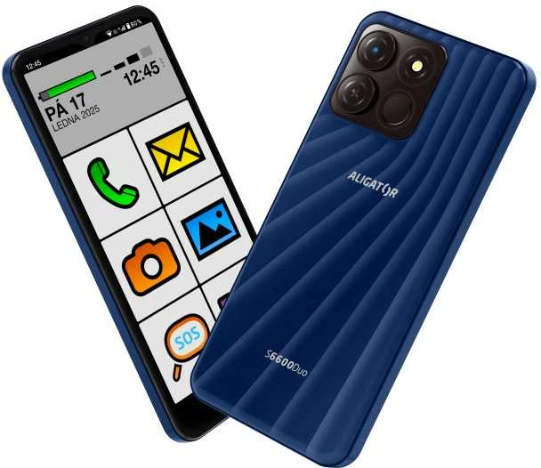ALIGATOR S6600 Senior 4+64GB mėlynas