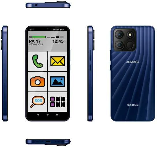 ALIGATOR S6600 Senior 4+64GB mėlynas