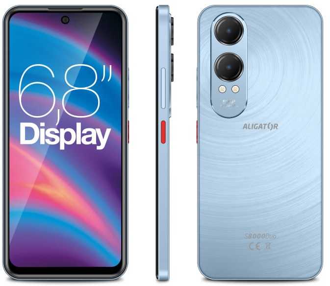 ALIGATOR S8000 Duo 4+128GB mėlynas