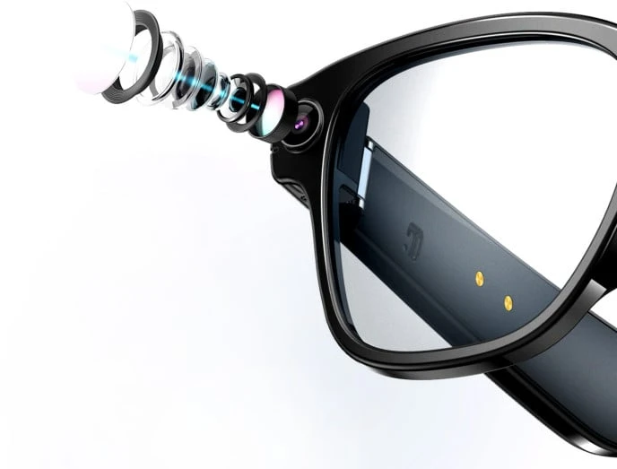 ALIGATOR Smart Glasses juodas
