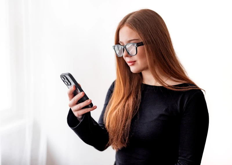 ALIGATOR Smart Glasses juodas