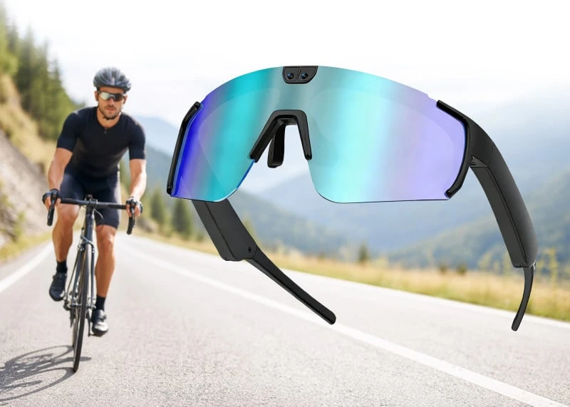 ALIGATOR Smart Glasses SPORT juodas