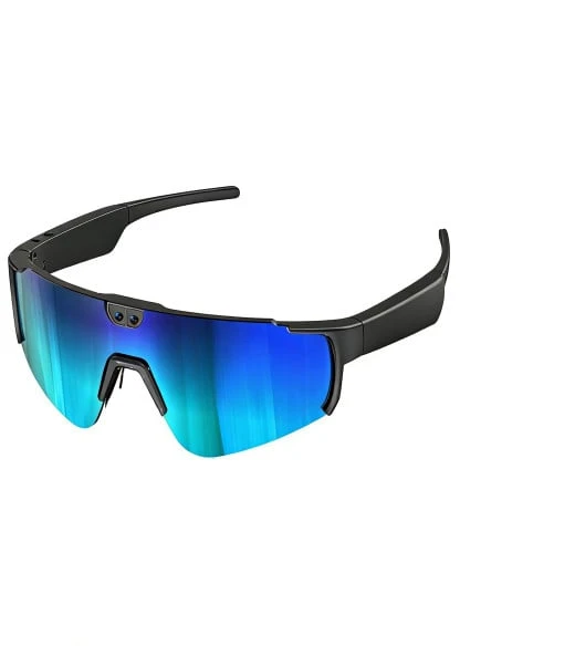 ALIGATOR Smart Glasses SPORT juodas and mėlynas