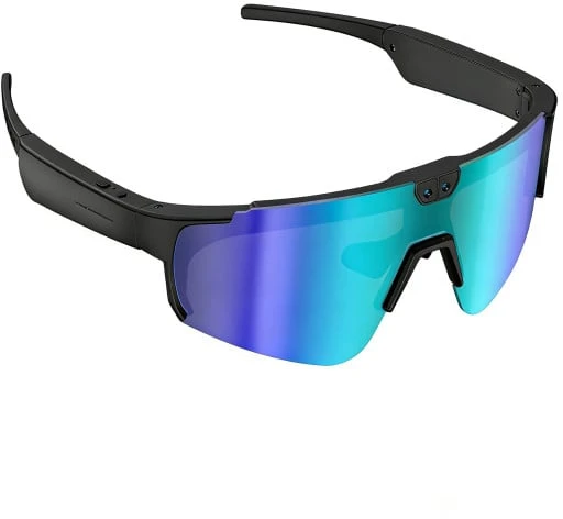 ALIGATOR Smart Glasses SPORT juodas and mėlynas