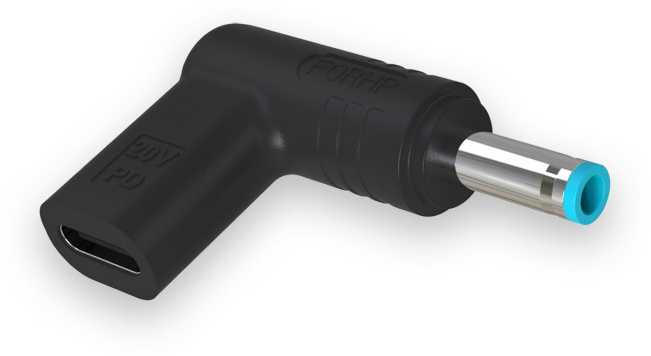 Aligator USB-C maitinimo adapteris 4,53,0 mm, skirtas HP nešiojamiesiems kompiuteriams
