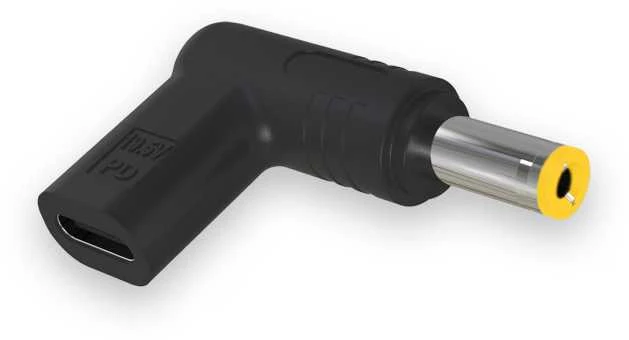 L formos USB-C į 5,5x2,5 mm maitinimo adapteris