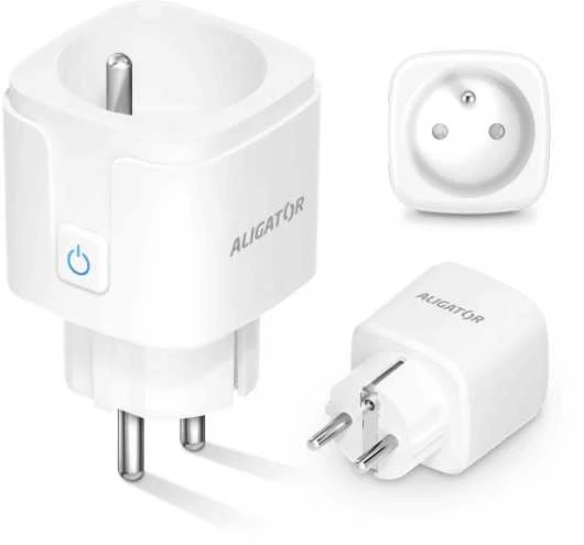 ALIGATOR Wi-Fi išmanusis lizdas su galios matuokliu