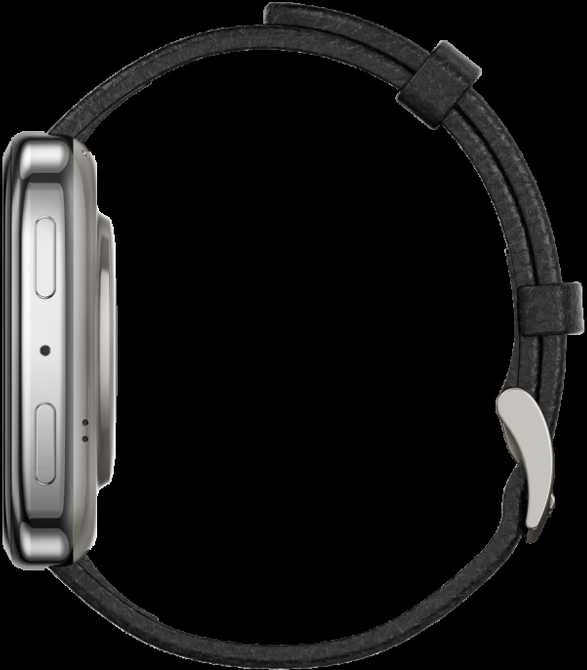 Išmanusis laikrodis Amazfit Active 2 Square, Juodas, su papildomu oranžiniu dirželiu