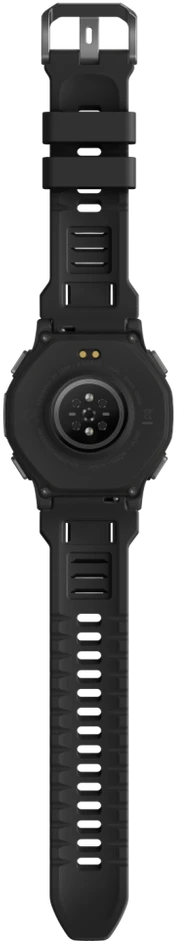 Išmanusis laikrodis „Amazfit T-Rex 3 Pro NFC“, 44 mm su silikoniniu dirželiu, taktinis juodas