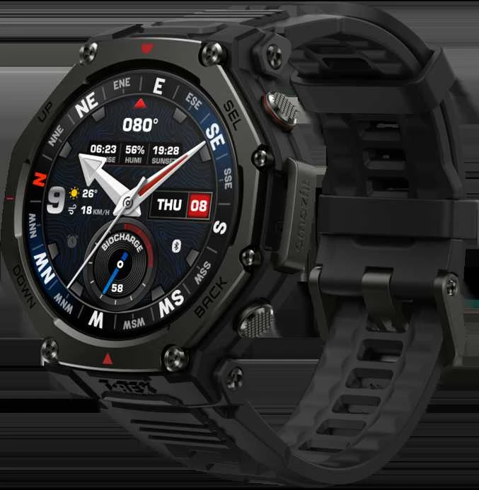 Išmanusis laikrodis Amazfit T-Rex 3 Pro Tactical Juodas (48mm)