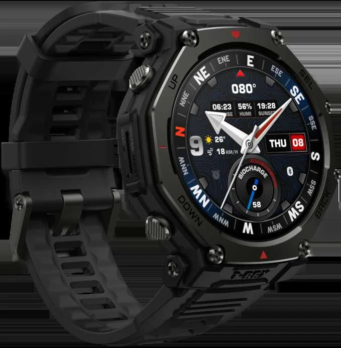 Išmanusis laikrodis Amazfit T-Rex 3 Pro Tactical Juodas (48mm)