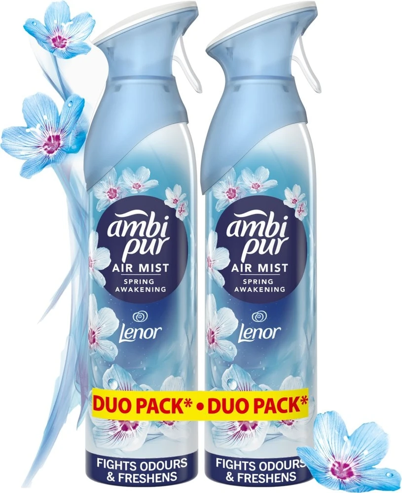 Purškiamas oro gaiviklis AMBI PUR Spring Awakening, 2x185 ml