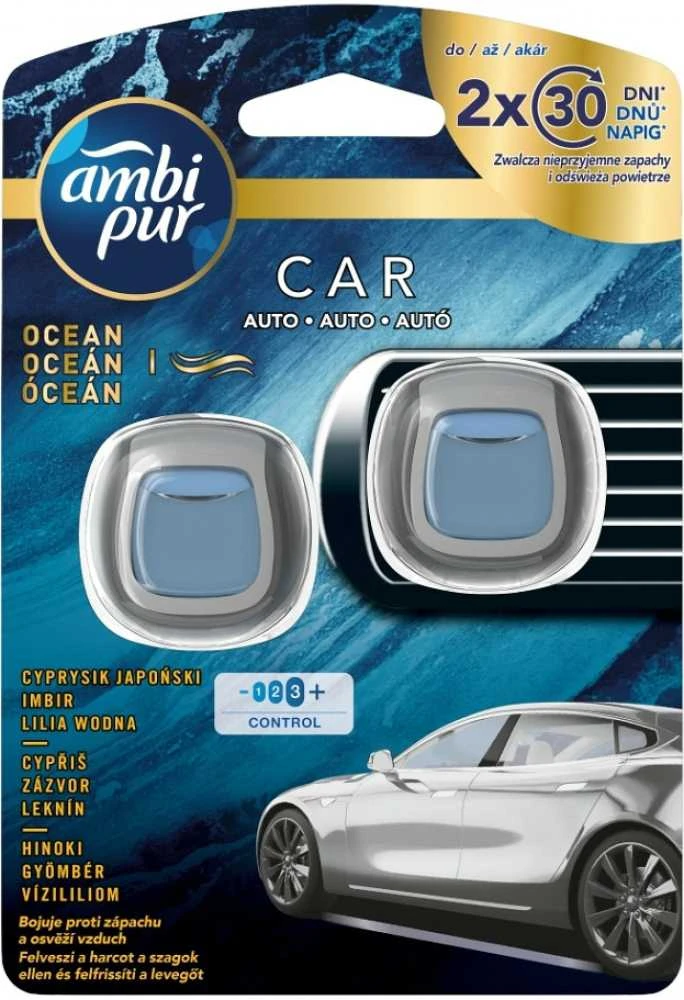 Ambi Pur Car Ocean Mist pakuotės vaizdas