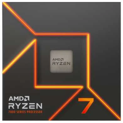 Procesorius AMD Ryzen 7 7700 5.3GHz AM5 8C/16T 65W 40MB su Wraith Prism Cooler BOX