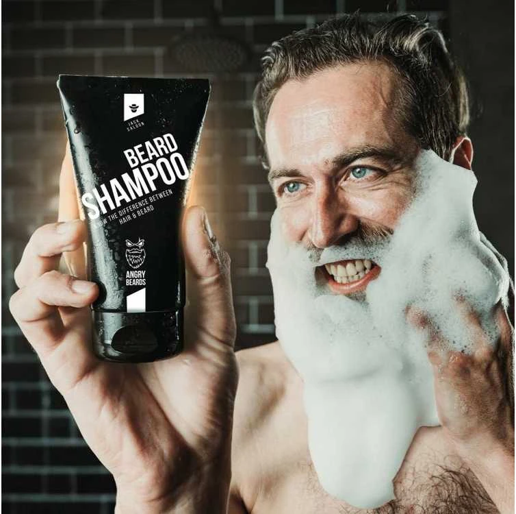 „Angry Beards“ barzdos šampūnas „Jack Saloon“, 150 ml