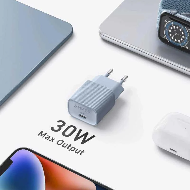 Anker 511 Nano 4 sieninis įkroviklis 30W 1C | A2337G11 | USB-C