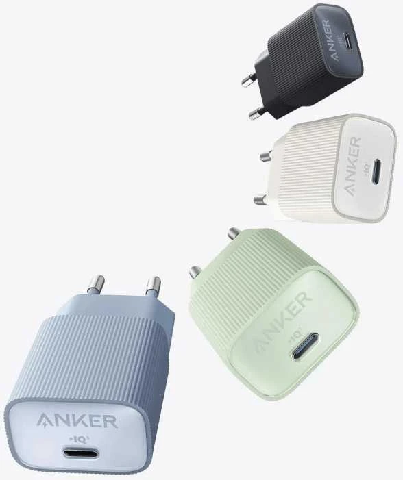 Anker 511 Nano 4 sieninis įkroviklis 30W 1C | A2337G11 | USB-C