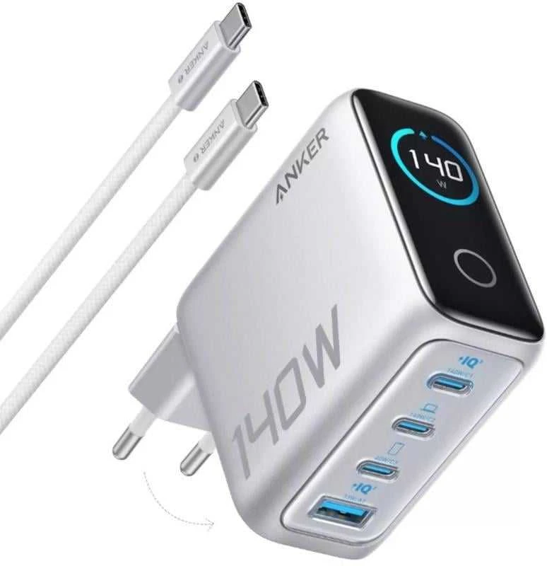 „Anker“ įkroviklis su 4 prievadų USB-C laidu, 140 W | B2697G41