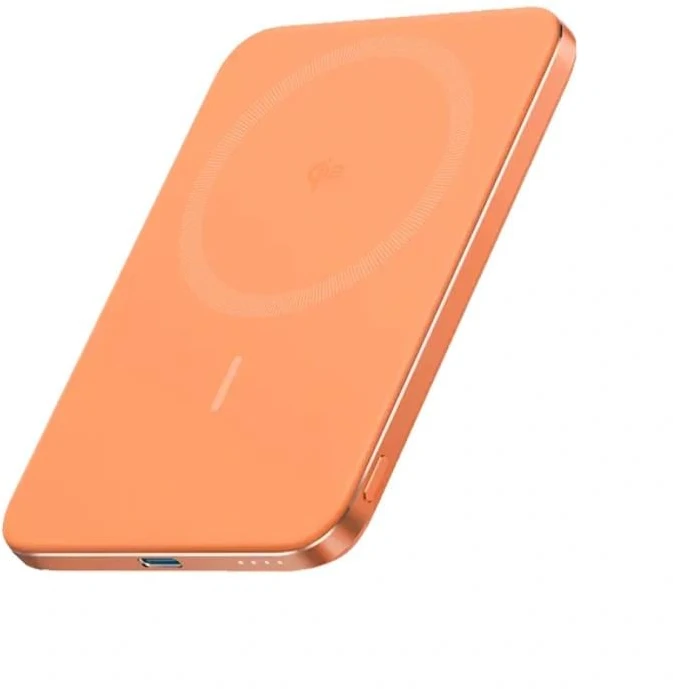 Anker MagGo 5000mAh, 15W Wireless Power Bank, Oranžinis