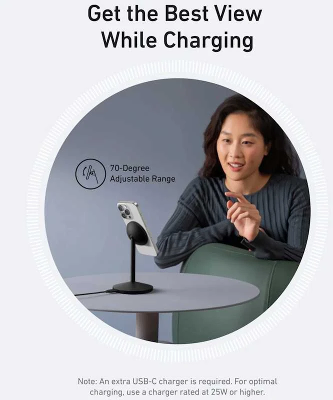 Anker MagGo Wireless Qi2 15W Charger | A25X1H11