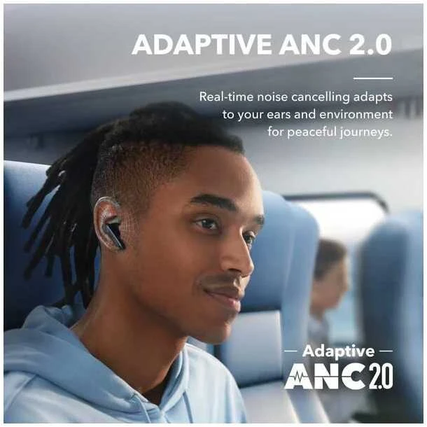 Belaidės ausinės Anker Soundcore Liberty 4 NC, Juodos