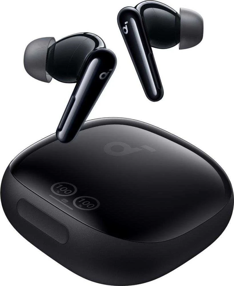 Ausinės Anker Soundcore Liberty 4 Pro, Blizgios juodos spalvos
