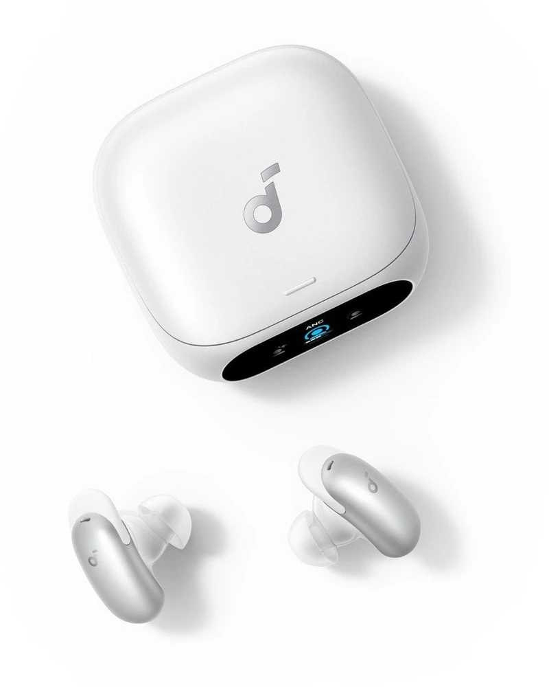 „Anker Soundcore Liberty 5 Pro“ „Bluetooth“ ausinės, baltos