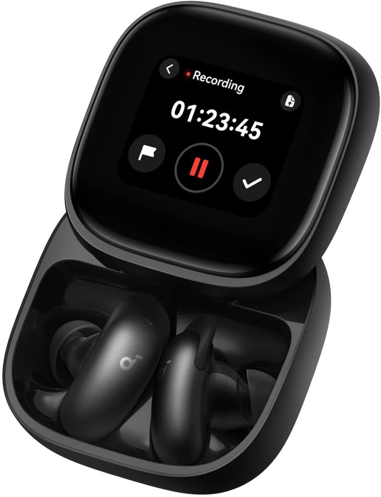 „Anker Soundcore Liberty 5 Pro Max“ „Bluetooth“ ausinės, juodos