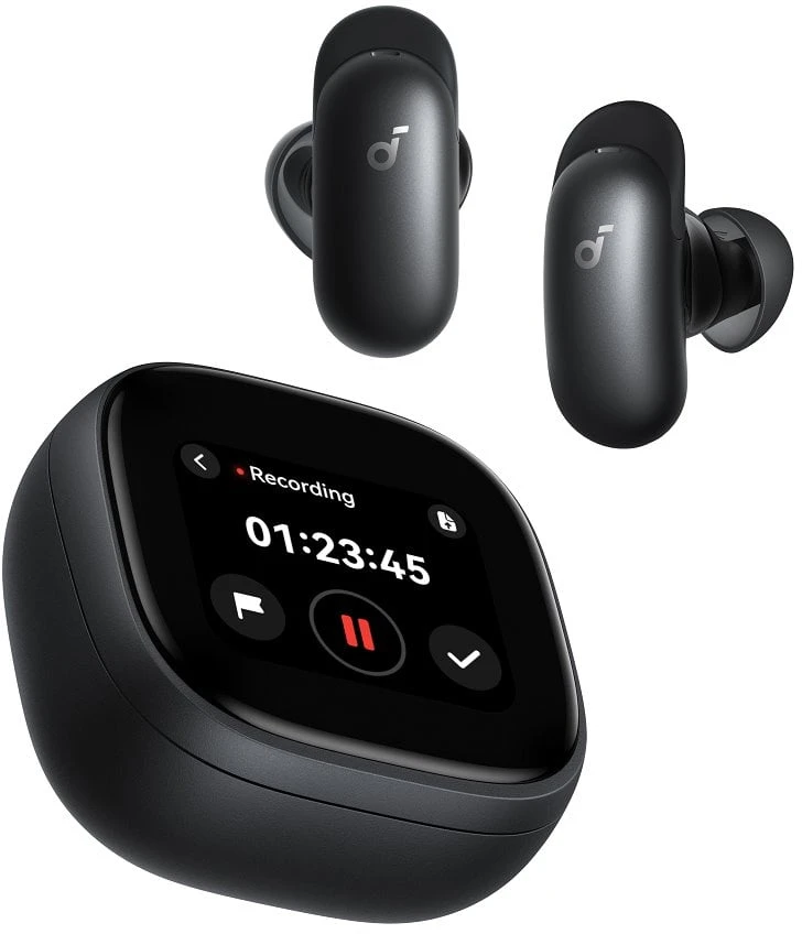 „Anker Soundcore Liberty 5 Pro Max“ „Bluetooth“ ausinės, juodos