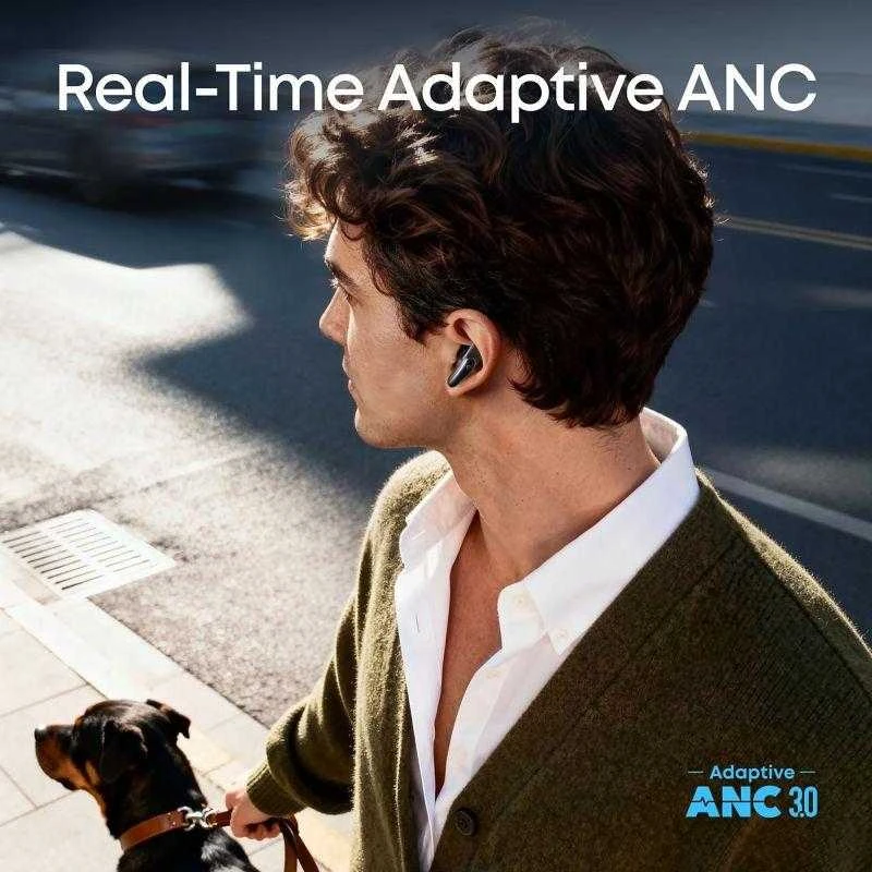 Ausinės Anker Soundcore True Belaidės Earphones | Liberty Buds | Bluetooth | Semi-į ausis įkišamos | Mikrofonas | Juodas | Noise canceling | Noise reduction