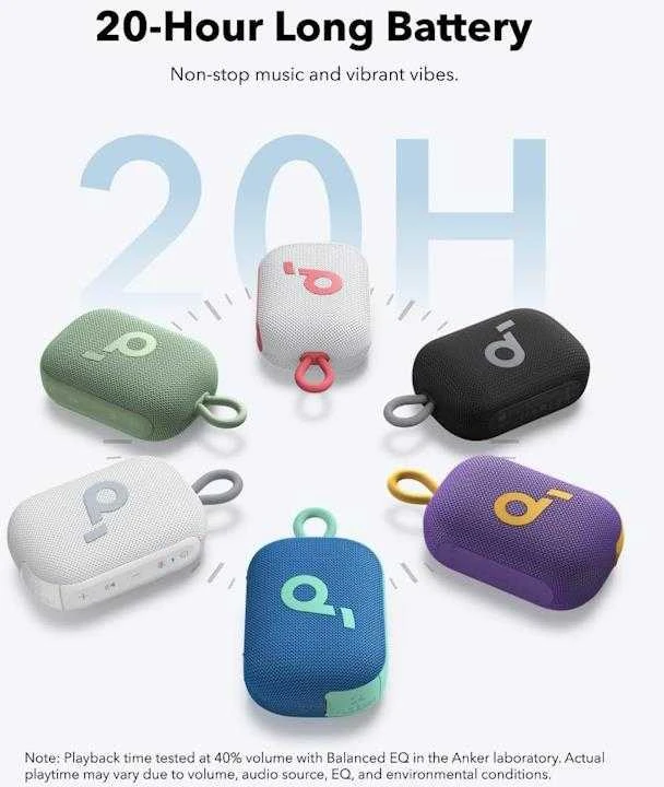 Nešiojama kolonėlė Anker Soundcore Select 4 Go, Mėlynos spalvos