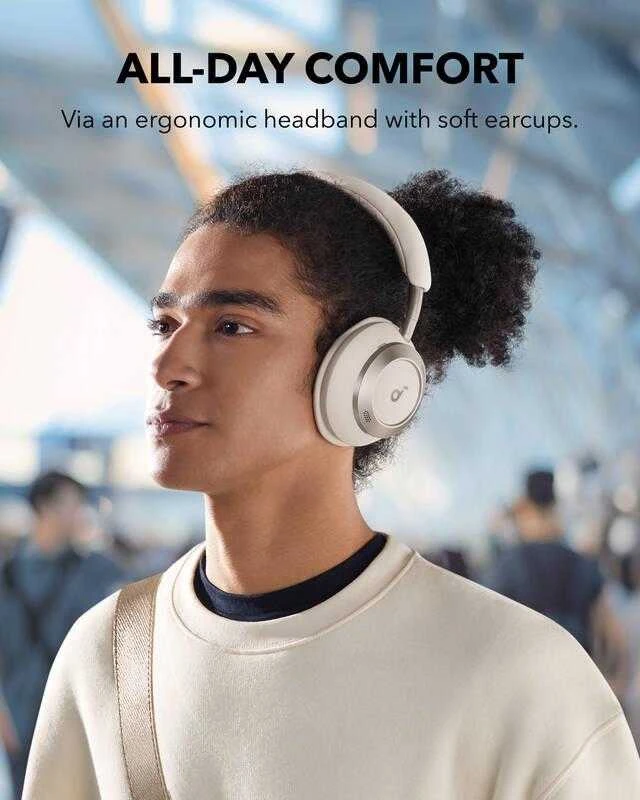 Ausinės Anker Soundcore Space One Pro, Baltos spalvos