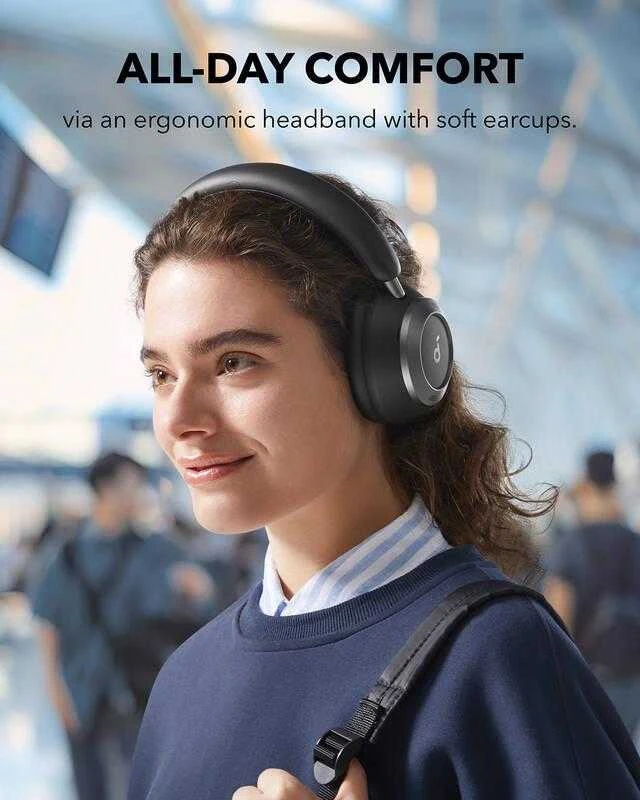 Ausinės Anker Soundcore Space One Pro, Juodos spalvos