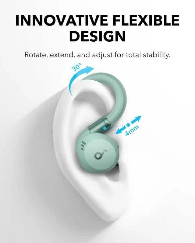 Ausinės Anker Soundcore Sport X20, Žalios spalvos