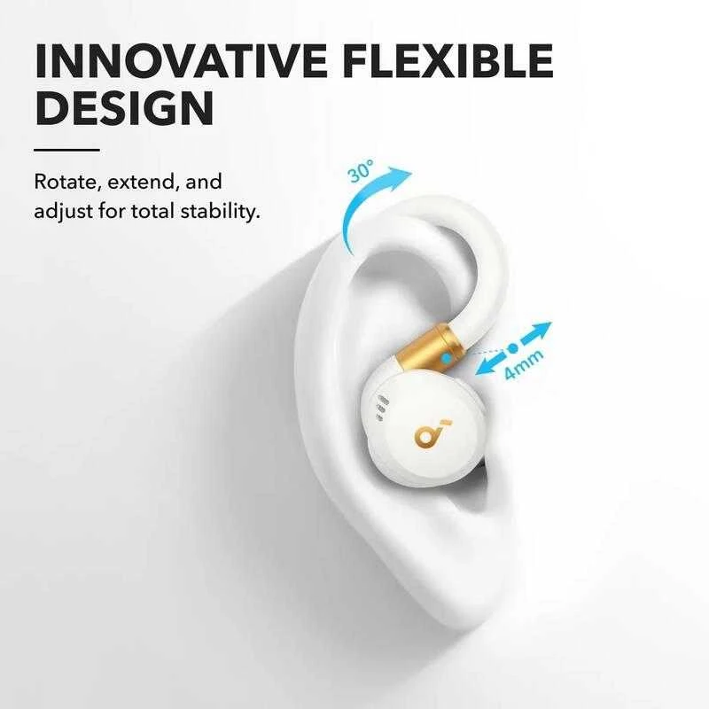 Ausinės Anker Soundcore Sport X20, Baltos spalvos