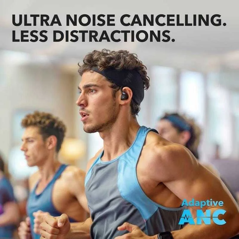 Ausinės Anker Soundcore Sport X20, Juodos spalvos