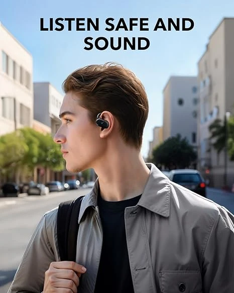 Belaidės ausinės Anker Soundcore V20i, juodos spalvos