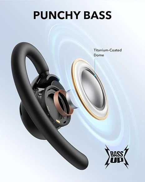 Belaidės ausinės Anker Soundcore V20i, juodos spalvos
