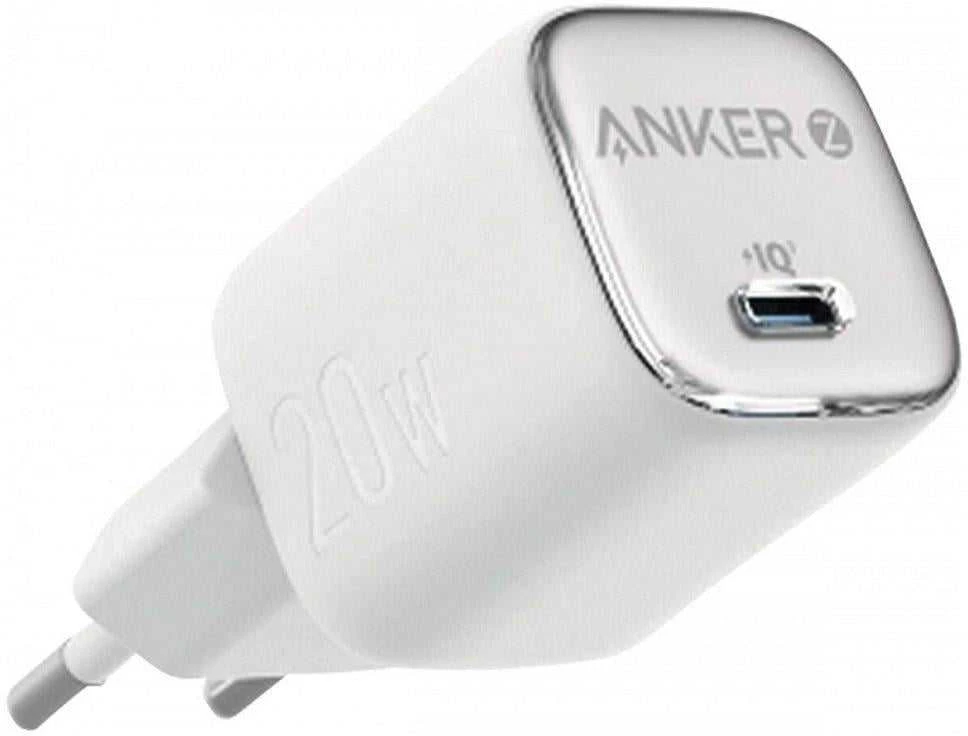 Įkroviklis Anker ANKER Charger 20W kompaktes GaN Ladeger�t PD 1x USB-C baltas
