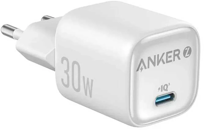 Anker Charger 30W 1C\xc2\xa0 Baltas!