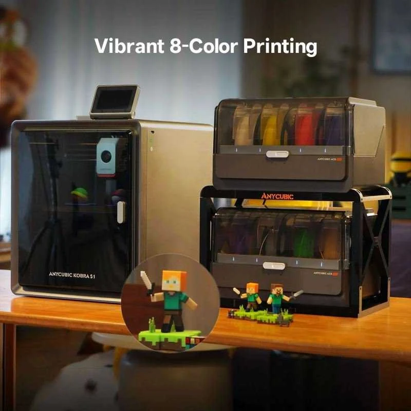 spausdintuvas 3D Anycubic Kobra S1 Combo