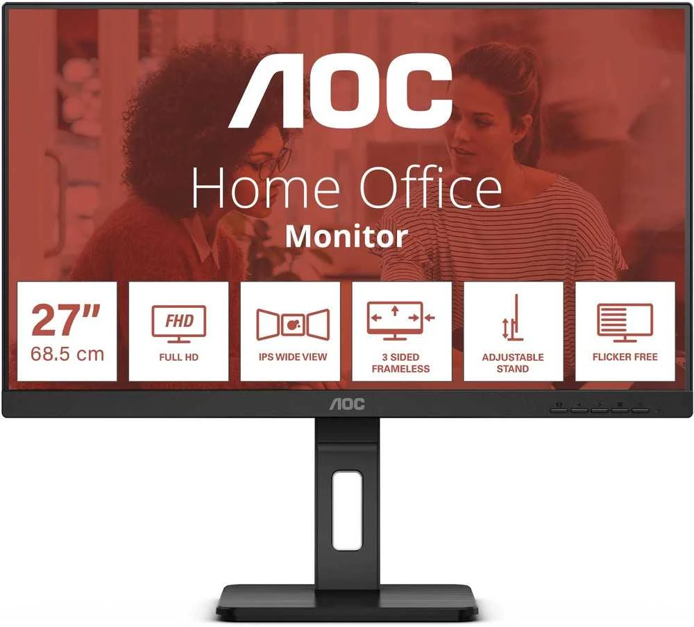 AOC | Monitorius | Q27E3UMF | 27 " | VA | QHD | 16:9 | 75 Hz | 2560 x 1440 | 300 cd/m² | HDMI jungtys quantity 1 | Juodas