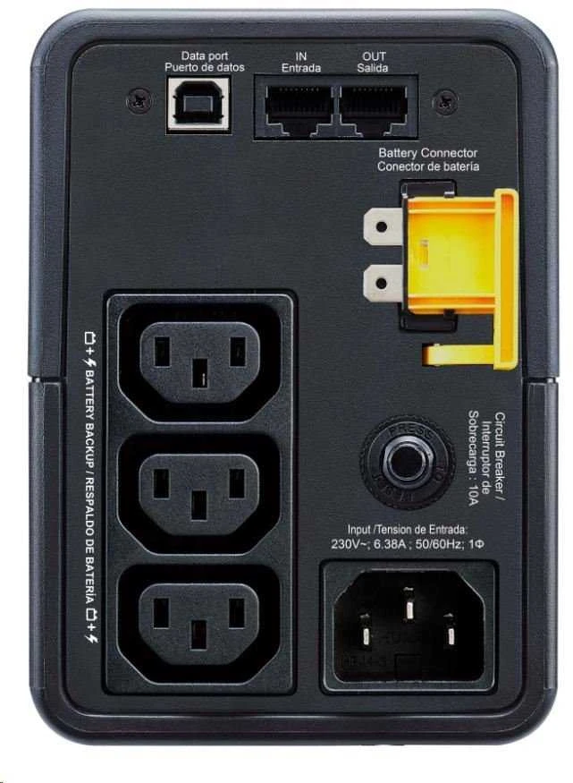APC BACK-UPS 500VA, 230V, AVR, IEC SOCKETS