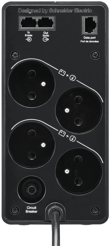 APC Back UPS Pro, 900VA, Tower UPS, 230V, 4x French outlets, AVR, USB-C Charging Ports