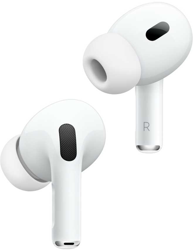 Ausinės Apple AirPods Pro (2 kartos) su "MagSafe" dėklu (USB-C), baltos spalvos