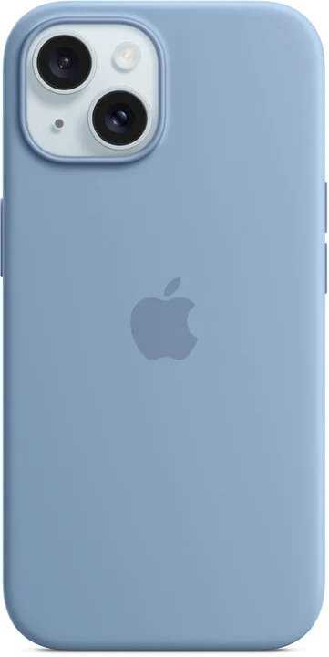 iPhone 15 Silicone Case with MagSafe - Storm Blue