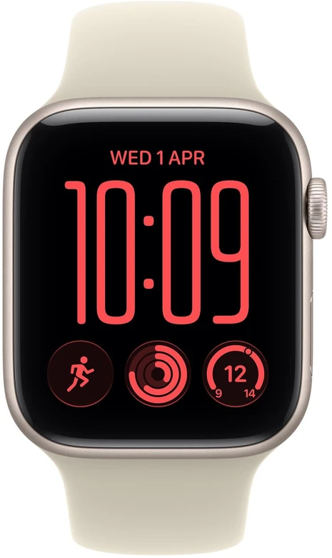 Išmanusis laikrodis Apple Watch SE 3 GPS + Cellular 40mm Starlight Alu Sport M/L Smėlio spalvos (MJKW4MP/A)