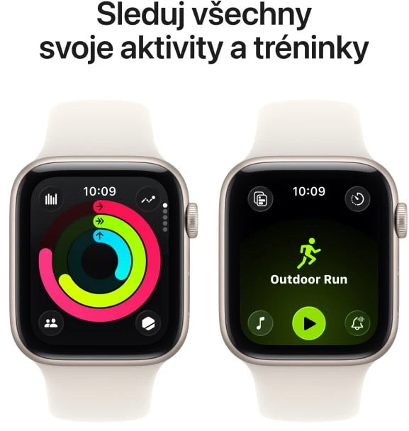 Apple Išmanusis laikrodis SE 3 GPS 44 mm aliuminio korpusas Moonlight sportinis dirželis Moonlight M/L dydis