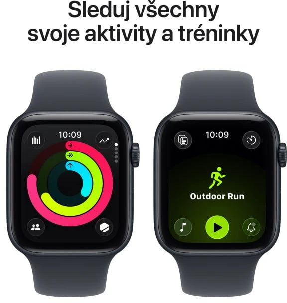 Išmanusis laikrodis Apple Watch SE 3 GPS 44mm Midnight Alu Sport M/L Mėlyna (MEHQ4MP/A)