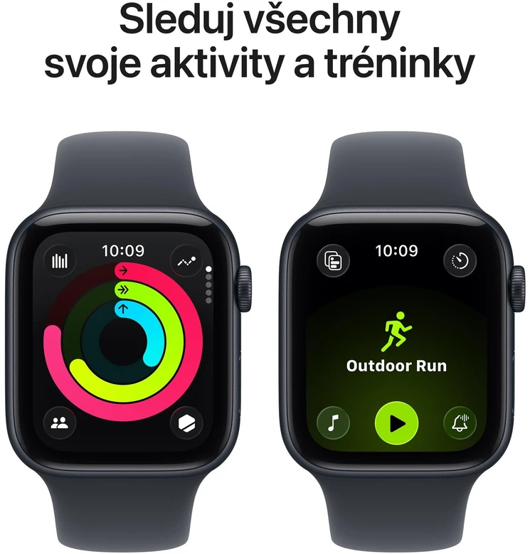Išmanusis laikrodis Apple Watch SE 3 GPS + Cellular 44mm Midnight Alu Sport M/L Granatowy (MJLT4MP/A)